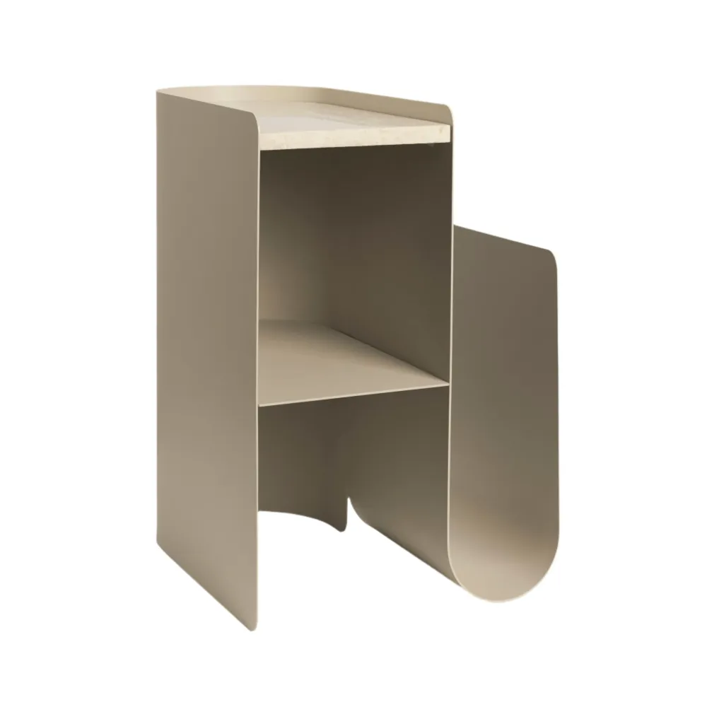 VAULT Beistelltisch beige