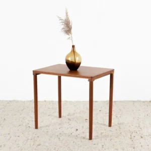 Vintage Beistelltisch Couchtisch Mid Century Holz Teak Blumentisch Danish