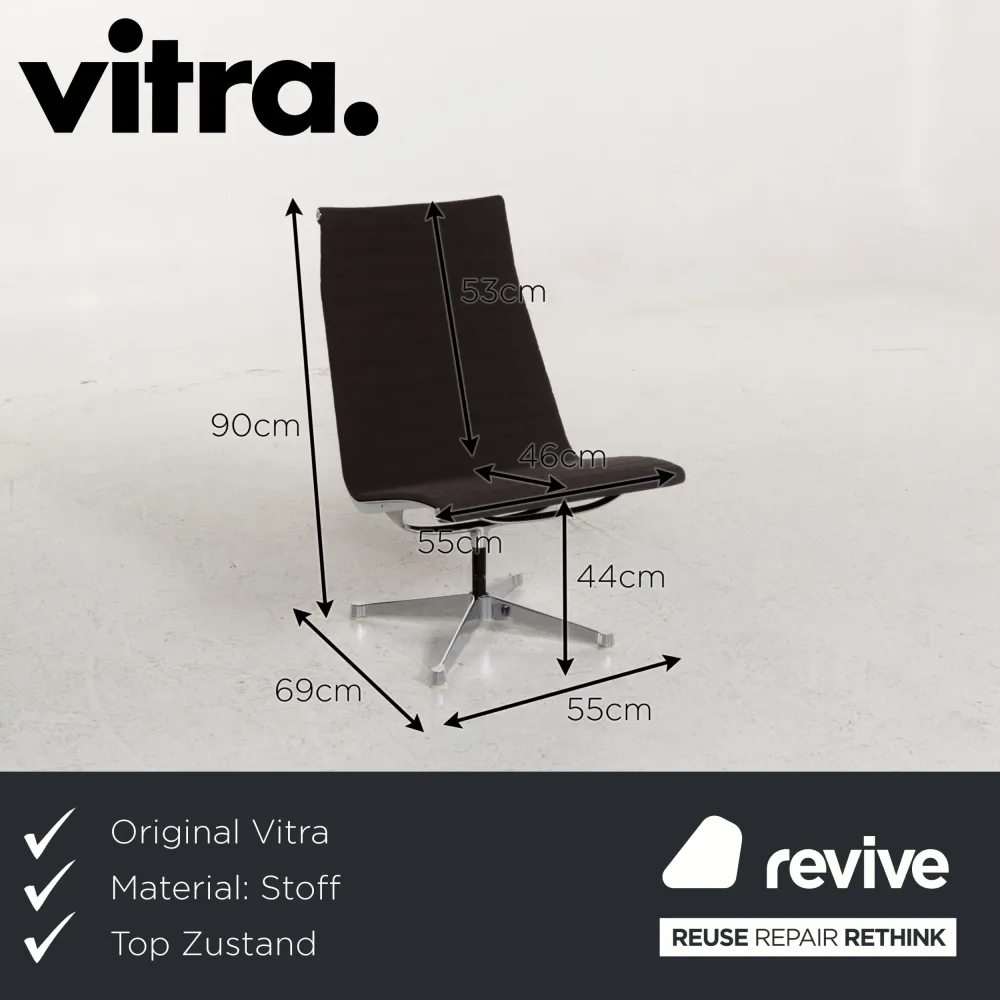 Vitra EA 116 Stoff Sessel Grau #13224