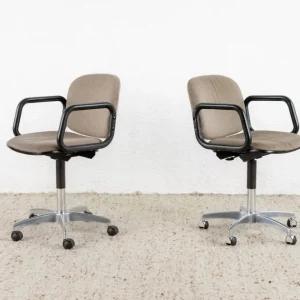 1 von 2 Vintage Schreibtischstuhl Büro Stuhl Sessel Homeoffice