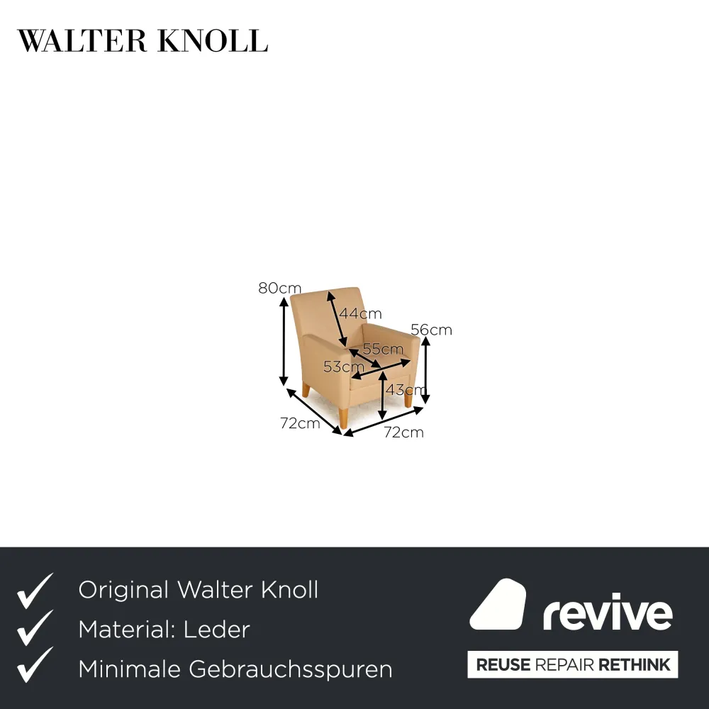 Walter Knoll Henry Sessel Beige