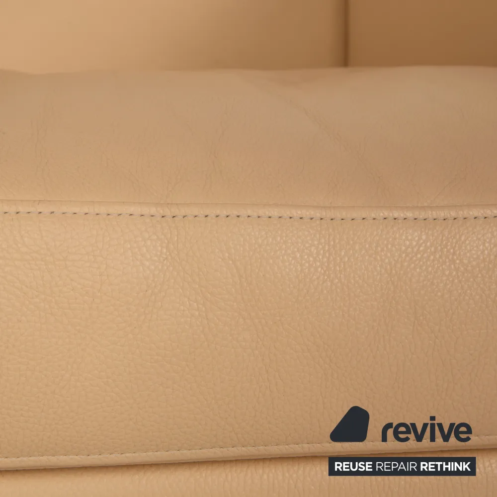 Walter Knoll Henry Sofa Garnitur Beige Dreisitzer Zweisitzer Sessel Couch