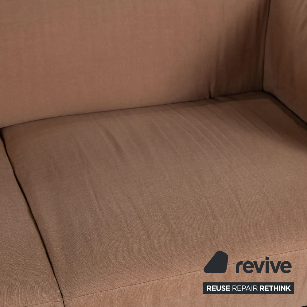 Walter Knoll Jaan Living Stoff Sofa Beige Zweisitzer Couch