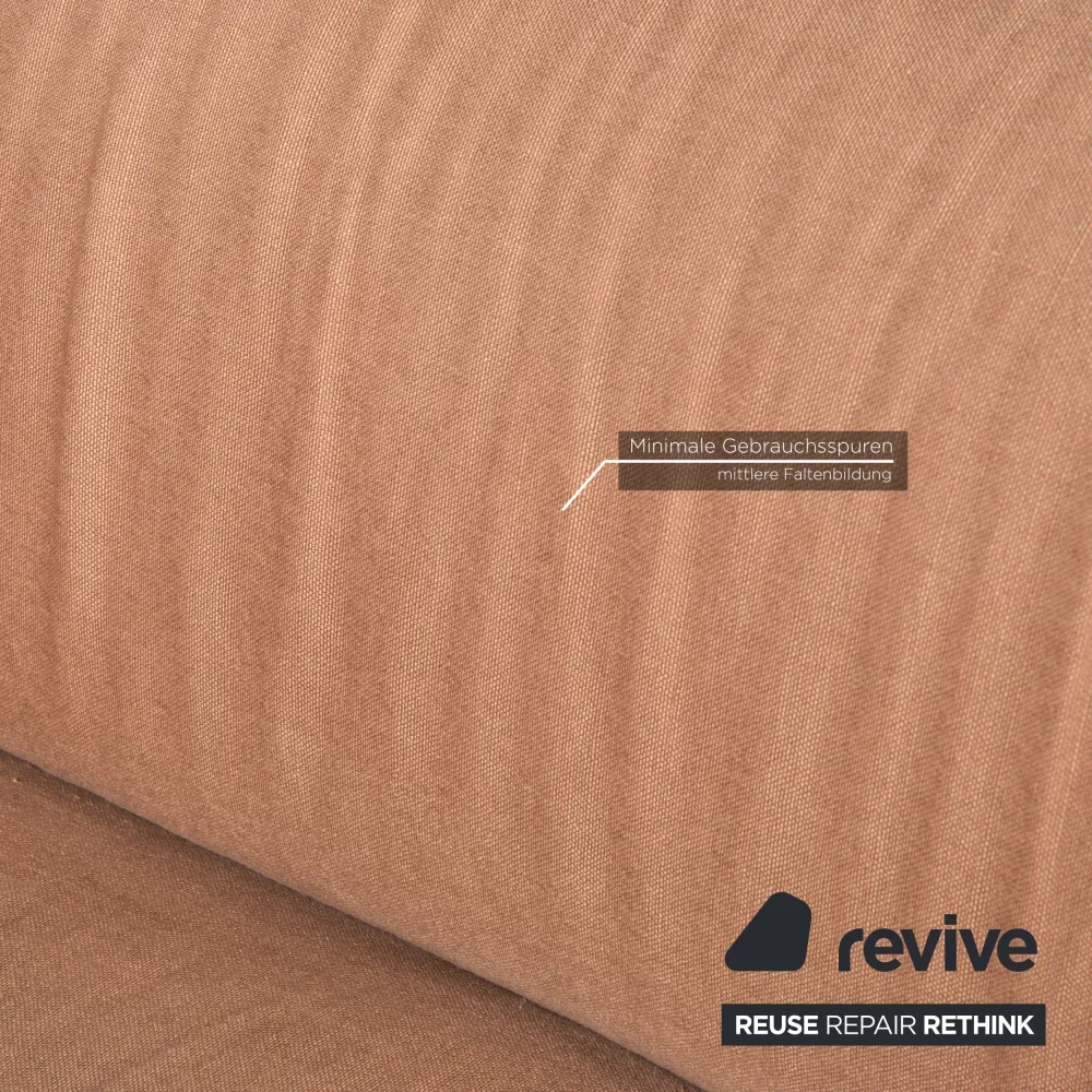 Walter Knoll Jaan Living Stoff Sofa Beige Zweisitzer Couch