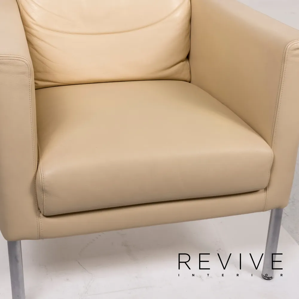 Walter Knoll Jason Leder Sessel Creme #12377