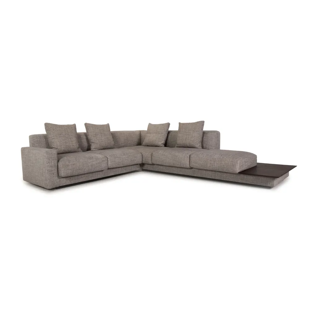 Walter Knoll Yuuto Stoff Sofa Grau Ecksofa Couch