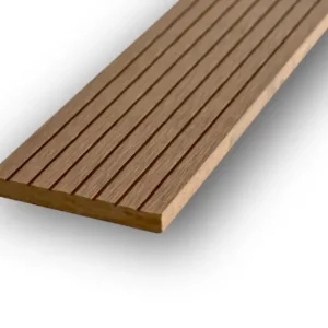 WPC Flachleiste / Abdeckleiste 80 × 10 mm Hellbraun