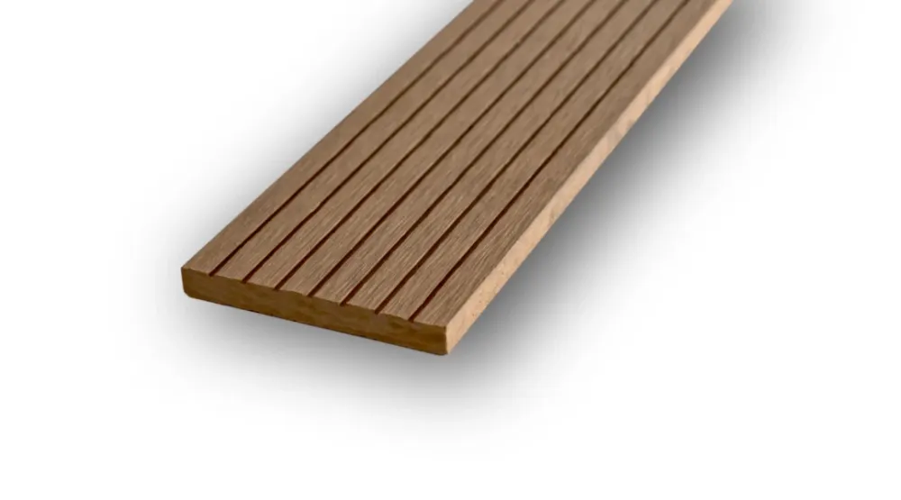 WPC Flachleiste / Abdeckleiste 80 × 10 mm Hellbraun